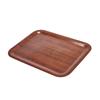 Genware Mahogany Veneer Serving Tray 60x45cm