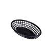 Fast Food Basket Black 23.5x15.4cm (Pack 6)