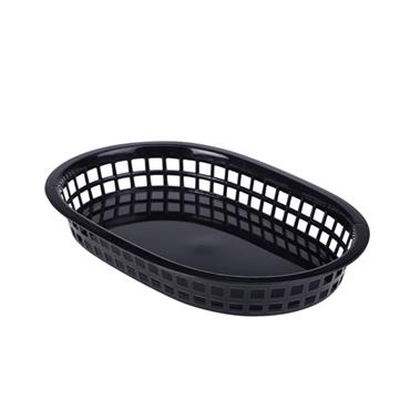 Fast Food Basket Black 27.5x17.5cm (Pack 6)