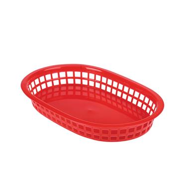 Fast Food Basket Red 27.5x17.5cm (Pack 6)