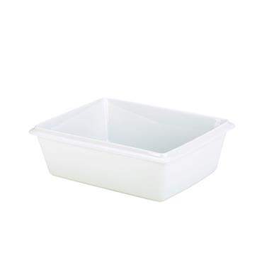 Gn Dish 1/2 100mm White