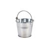 Chip Serving Bucket Galvanised Steel 10cm