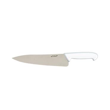 Genware 10'' White Handle Cooks Knife