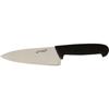 Genware 6'' Black Handle Cooks Knife