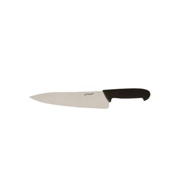 Genware 8'' Black Handle Cooks Knife