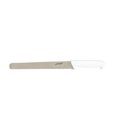 Genware White 12" Serrated Slicing Knife