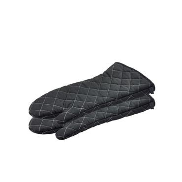 Flameguard Black Oven Glove Mitt 17''