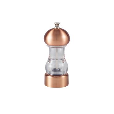 Genware Salt/Pepper Grinder 14cm Copper Top