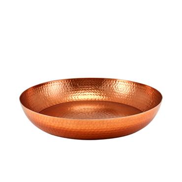 GenWare Copper Hammered Aluminium Platter44cm