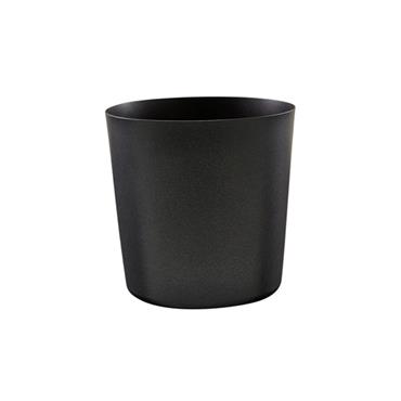 Genware Metallic Black Chip Serving Cup