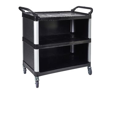 GenWare 3 Tier Panelled Catering Trolley