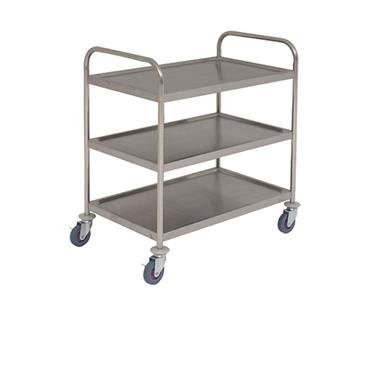 Trolley Fully Welded S/S 3 Shelf