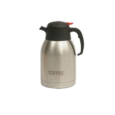 Genware Push Button Coffee Inscribed Jug 2L
