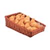 Wicker Display Basket Dark Natural 40x25x12cm
