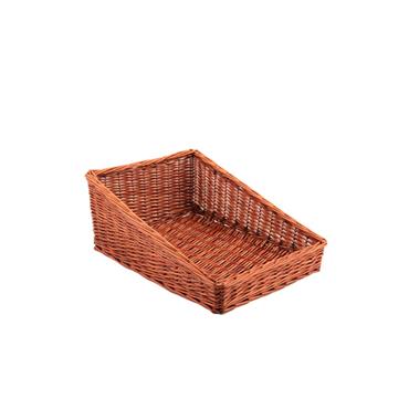 Wicker Display Basket Dark Natural 46x36x20cm