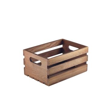 Wooden Crate Dark Rustic Finish