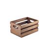 Wooden Crate Dark Rustic Finish