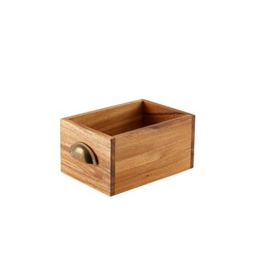 GWare Acacia Wood Display Drawer 21.5x15x11cm