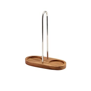 Genware Acacia Wood Salt&Pepper Grinder Stand