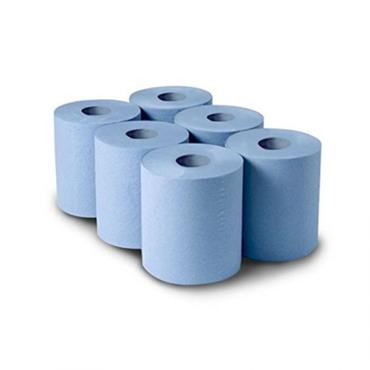 Blue Centrefeed Rolls 2 Ply (6 Pack)