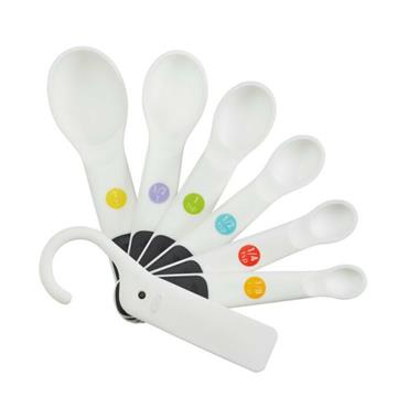 Oxo 7 pce Plastic Measuring Spoons White