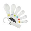 Oxo 7 pce Plastic Measuring Spoons White
