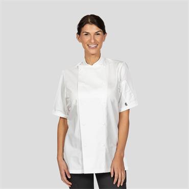 Le Chef Executive Jacket White Short Sleeve 