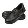 Comfort Grip Black Leather Safety Shoe