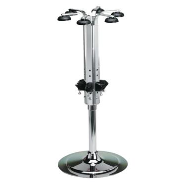 Rotary 6 Bottle Optic Stand Chrome
