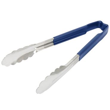 Vollrath 9.5'' Blue Kooltouch Handle Tongs
