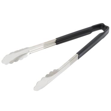 Vollrath 12'' Black Kooltouch Handle Tongs