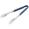 Vollrath 12'' Blue Kooltouch Handle Tongs