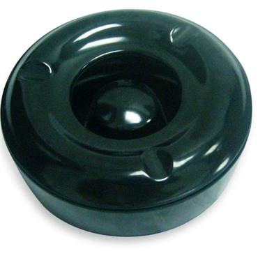 Ashtray Round Black Windproof 14.5cm Melamine