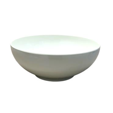 Melamine Serving Bowl White 26cm x 10cm