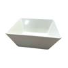 Melamine Deep Square Bowl White 24cm x 24cm