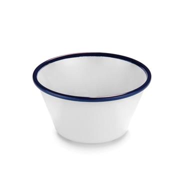 Melamine Blue Rim Bowl Mediterranean 12.5cm