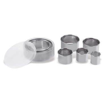 Pastry Cutters Plain Round Set of 8