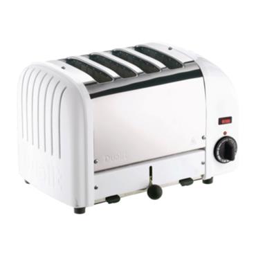 Dualit 4 Slot Commercial Toaster White 40355
