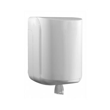 Centre Feed Dispenser White Plastic