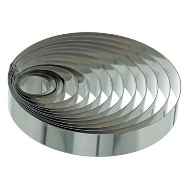 Schneider Tart Ring S/Steel 300 x 60mm
