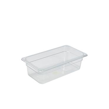 Polycarbonate 1/3 GN Pan 10cm Deep Clear