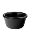 Ramekin Black Plastic 1.5oz