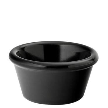 Ramekin Black Plastic 3oz