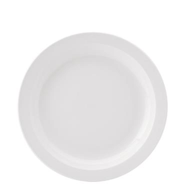 Pure White Narrow Rim Plate 10" (Box 6)