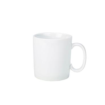Pure White Econ Straight Sided Mug12oz(Box12)