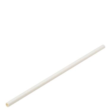 Straw 8'' Utopia Paper White (Pack 250)