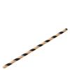 Straw 8" Paper Brown/Black Stripe (Pack 250)
