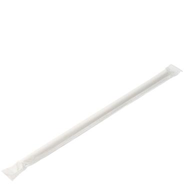 Straw 8'' Paper Individual Wrapped (Pack 250)