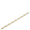 Straw 8'' Utopia Paper Gold Stripe (Pack 250)