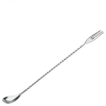 Fork End Cocktail Mixing Spoon 12"